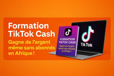 Formation TikTok Cash : Gagne de l'argent meme sans abonnes en Afrique !