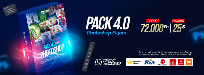 Pack 4.0 Photoshop flyers