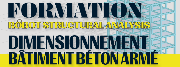 Formation Complète Robot S.A : Dimensionnement Batiment, Plans ferraillage, Notes de Calcul