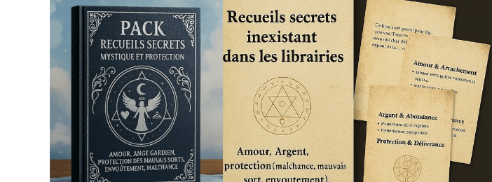 PACk “Recueils Secrets” – Mystique et Protection