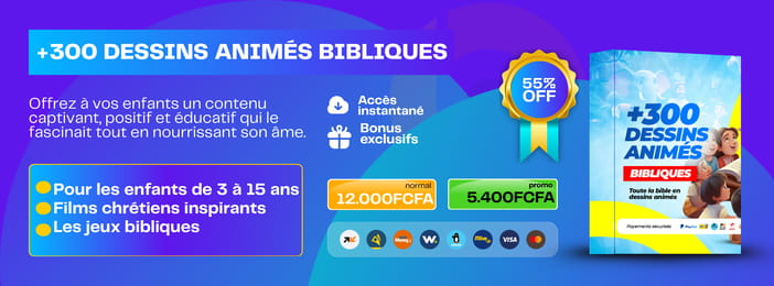 +300 DESSINS ANIMÉS BIBLIQUES
