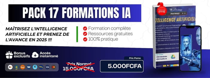 PACK 17 FORMATIONS IA 2025: CHATGPT-MIDJOURNEY-DELL-E-BARD- PLUS