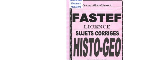 FASTEF HG LICENCE