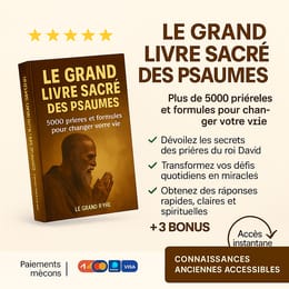 Le Grand Livre Sacré des Psaumes : 5000 prières et formules pour changer votre vie!