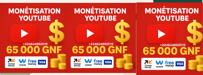 monétisation  YouTube