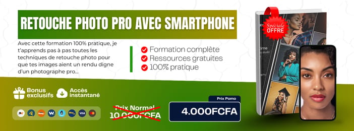 Formation complète : Retouche photo professionnelle avec smartphone 📱
