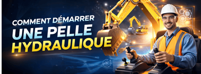 COMMENT DÉMARRER LES DIFFÉRENTS TYPES DE PELLE HYDRAULIQUE