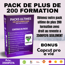 Pack de +200 formation