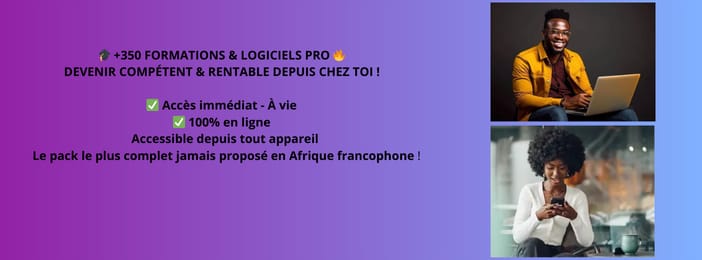 +350 Formations vidéos et logiciels