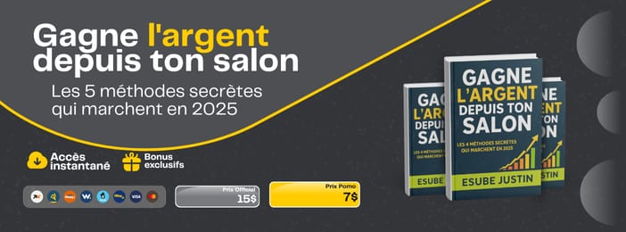 GAGNE DE L’ARGENT DEPUIS TON SALON : Les 5 méthodes secrètes qui marchent en 2026