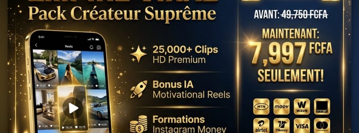 💎 EMPIRE VIRAL - Pack Suprême Créateur de Contenu 2025