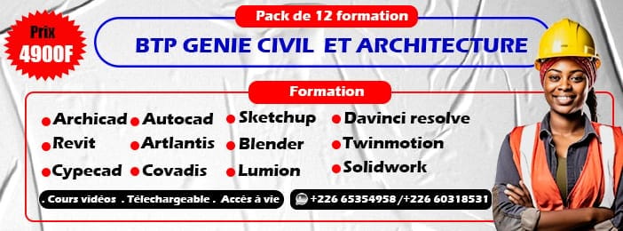 FORMATION COMPLETE EN ARCHICTECTURE, BATIMENTS ET TRAVAUX PUBLICS (BTP)