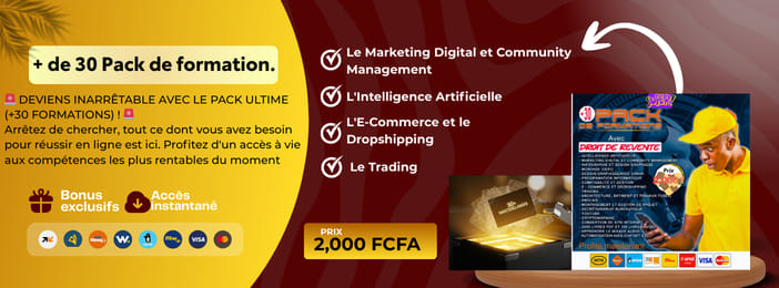 Découvrez + de 30 Packs de Formation pour Réussir en Finance