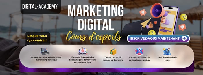 Marketing Digital Cours d'experts