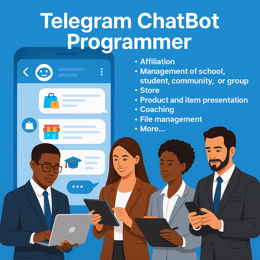 Bots Telegram adapté à vos besoins et services professionnels
