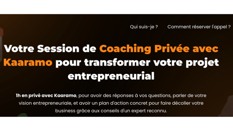 Coaching Privée avec Kaaramo