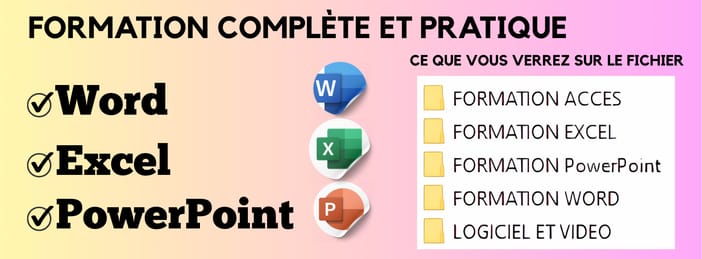Formation Complète et Pratique (Word, Excel et PowerPoint)