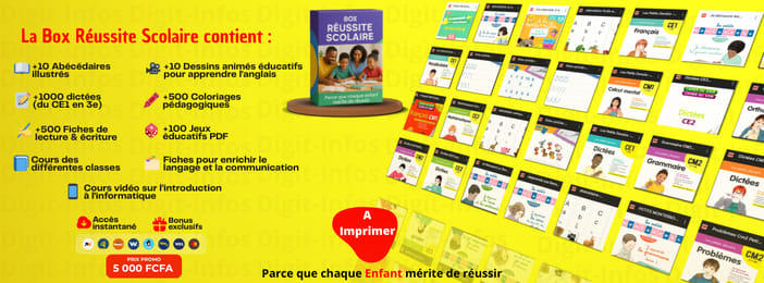 Ressources éducatives digitales pour accompagner scolairement de la Maternelle à la Terminale