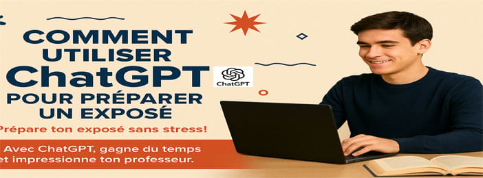 Prépare ton exposé 3 fois plus vite, avec plus de clarté et sans stress, grâce à ChatGPT !