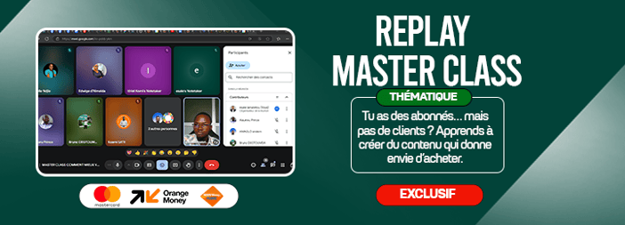 REPLAY MASTER COMMENT MIEUX VENDRE