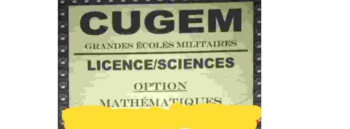 CUGEM LICENCE OPTION SCIENCE