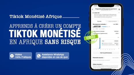 Comment créer un compte TikTok Monétisé et vérifié en Afrique sans VPN ni risque ?