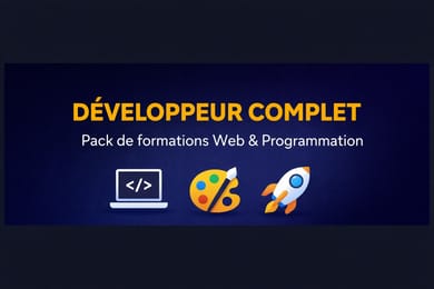 Pack Formation Développeur Complet – Web, Python, PHP, JavaScript & Design