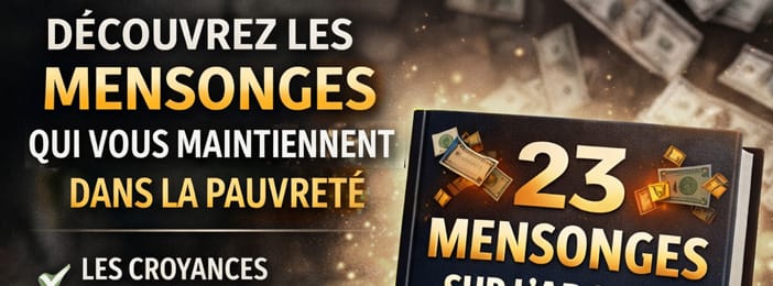 eBook : 23 Mensonges sur l'Argent qui maintiennent dans la pauvreté