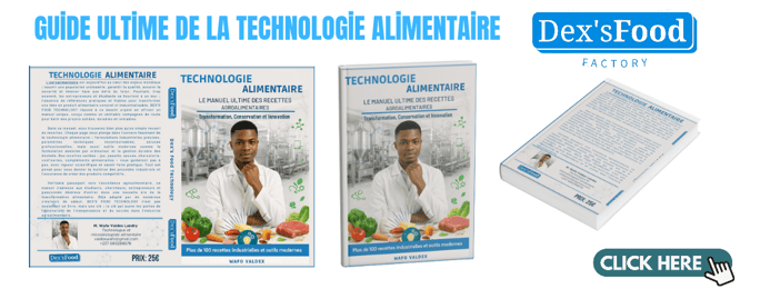 Manuel Ultime de la  Technologie alimentaire adapté pour l'Afrique