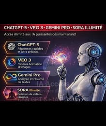 ✅Veo 3 + Sora + CHATGPT5 + SUNO AI + CAPCUT+ 10