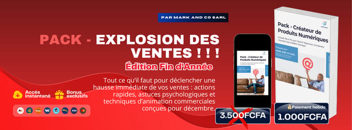 Pack - Explosion des Ventes ! ! ! (Edition fin d'année)
