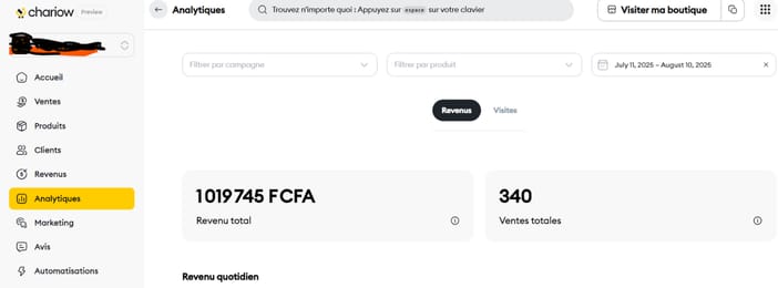 Crée ta boutique en ligne en 2H et commence à encaisser ton argent partout en Afrique