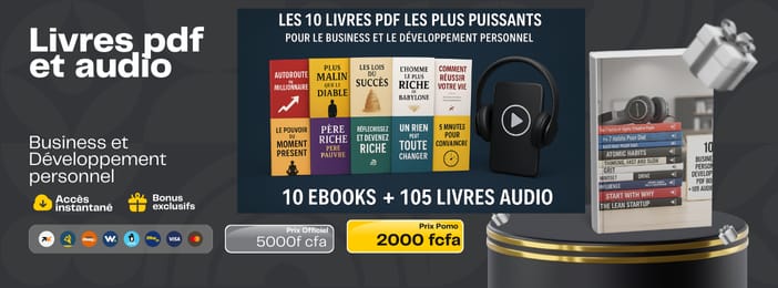 10 livres pdf et 105 livres audio