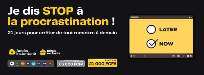 Je dis STOP à la Procrastination - 21 jours pour arrêter de tout remettre à demain