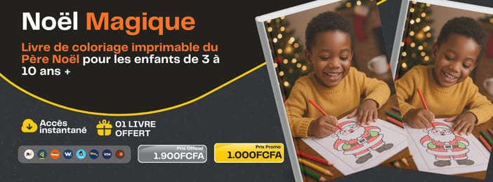 Noël Magique - 25 pages pour colorer le Père Noël