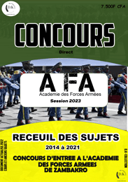 ANNALES CORRIGEES (PDF) CONCOURS AFA / EFA