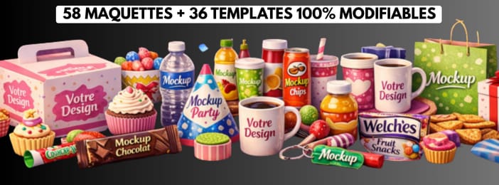 PACK ULTIME MAQUETTES CANVA - Modèles Téléchargeables créatifs pour vos projets