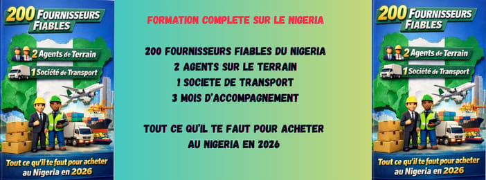 FORMATION ACHAT AU NIGERIA