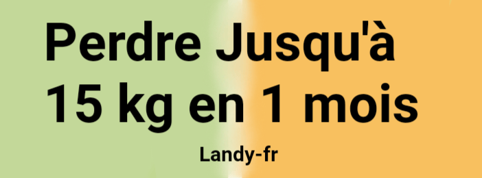 Perdre jusqu’à 15 kg en 1 mois : Plan pratique et intensif