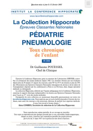 Toux chronique de l'enfant