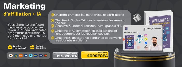 Pack Complet IA: Stratégies, Outils & Modèles Marketing d'Affiliation