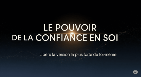 Le pouvoir de la confiance en soi