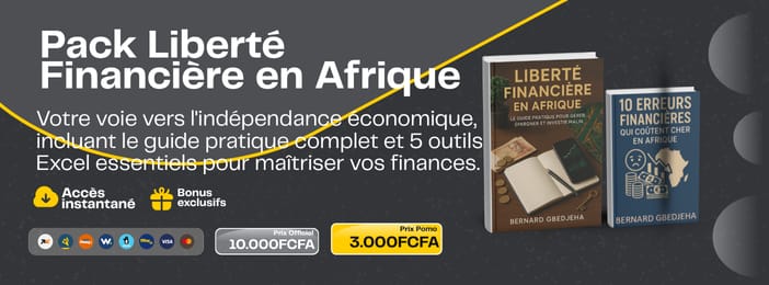 Pack Financier Afrique : Ebook + 5 Excel + Bonus Mini-Guide et Audio