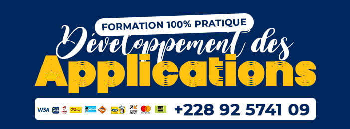 Formation en développement d'applications pour ordinateurs