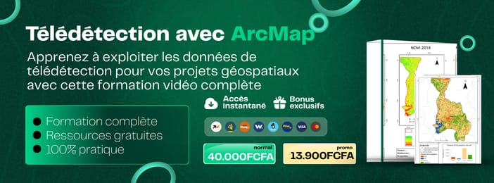TÉLÉDÉTECTION SPATIALE AVEC ARCMAP