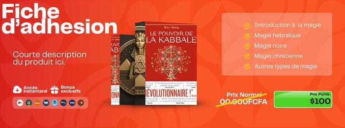 FICHE D'ADHESION KABBALISTIQUE
