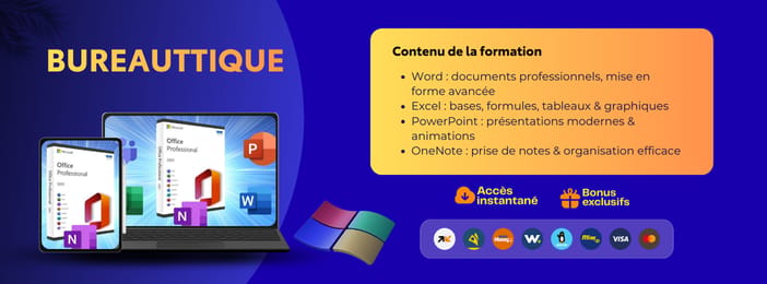 DEVENEZ OPĂRATIONNEL SUR WORD, EXCEL, POWERPOINT