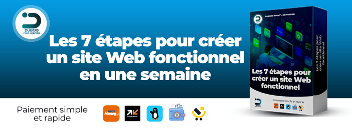 7 étapes pour créer un site web fonctionnel en une semaine