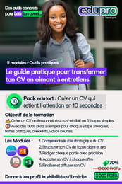 đŁ_PACK KX1 â CrĂ©er un CV qui retient lâattention en 10 secondes