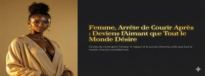 Femme, arrête de courir après: deviens l'aimant que tout le monde désire